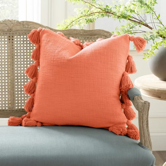 KELLY CLARKSON Interlude Tassels Throw Pillow - Picture 3 of 3